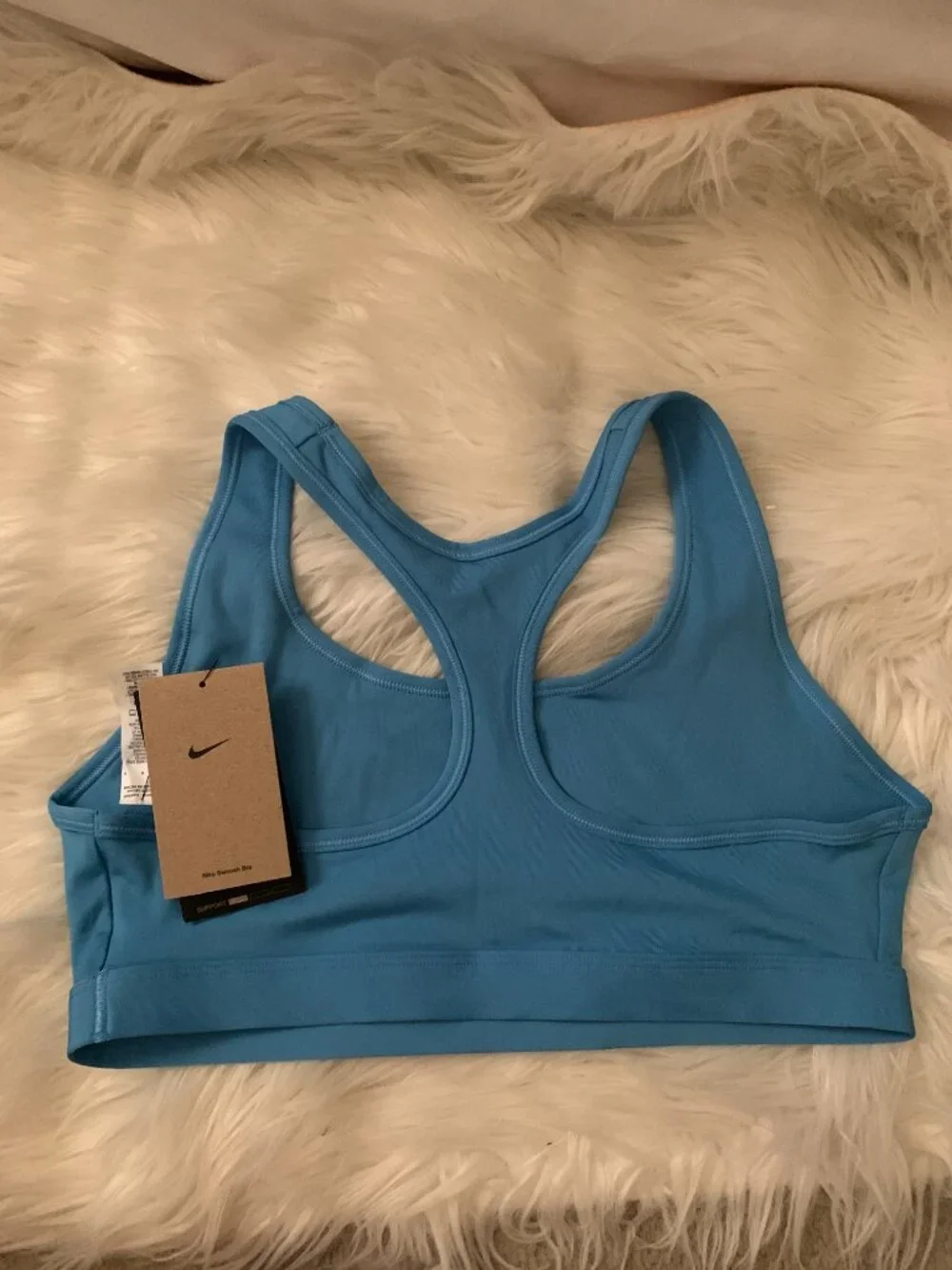 NIKE Swoosh Light Support Sports Bra in University Blue Sz LARGE
